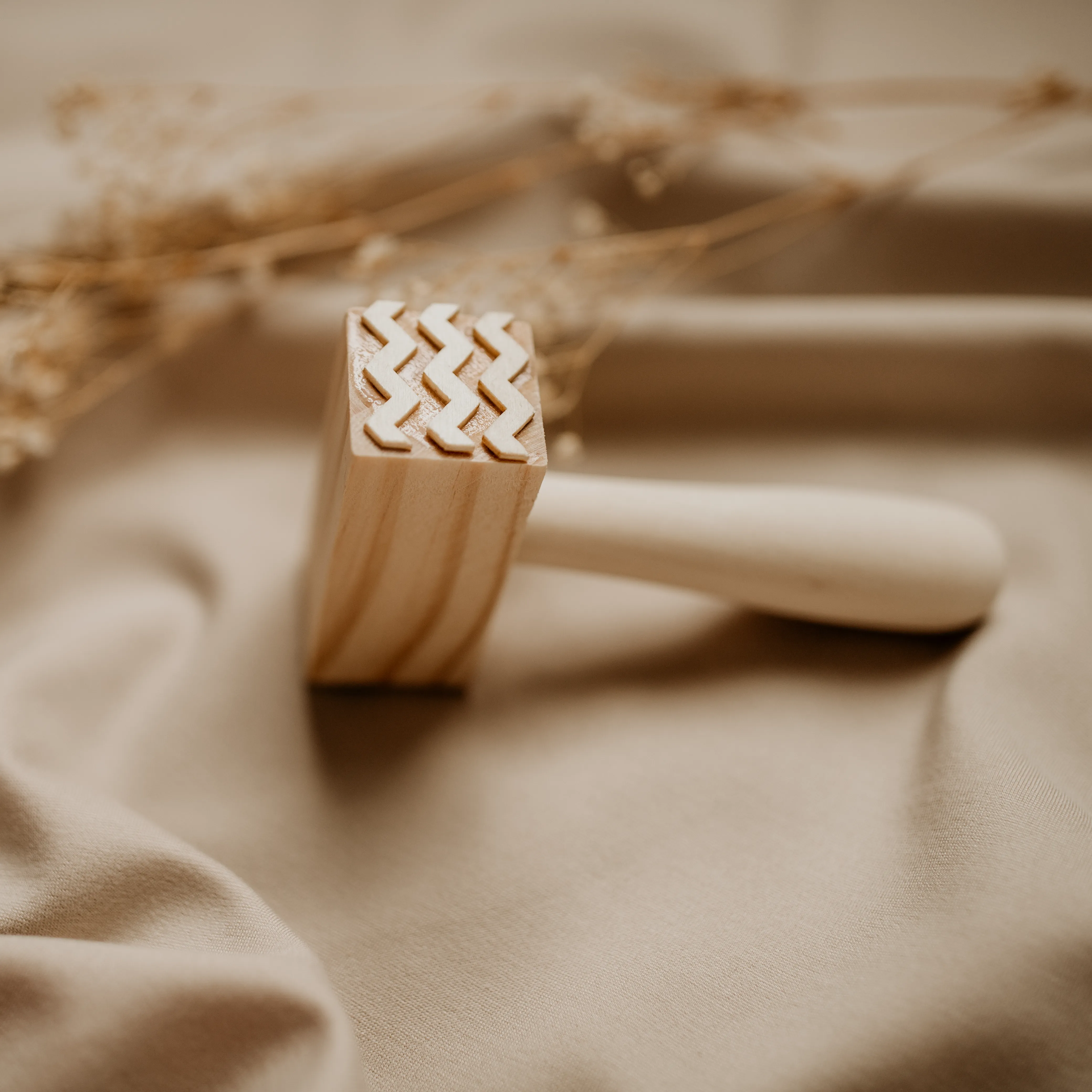 Wooden dough hammers