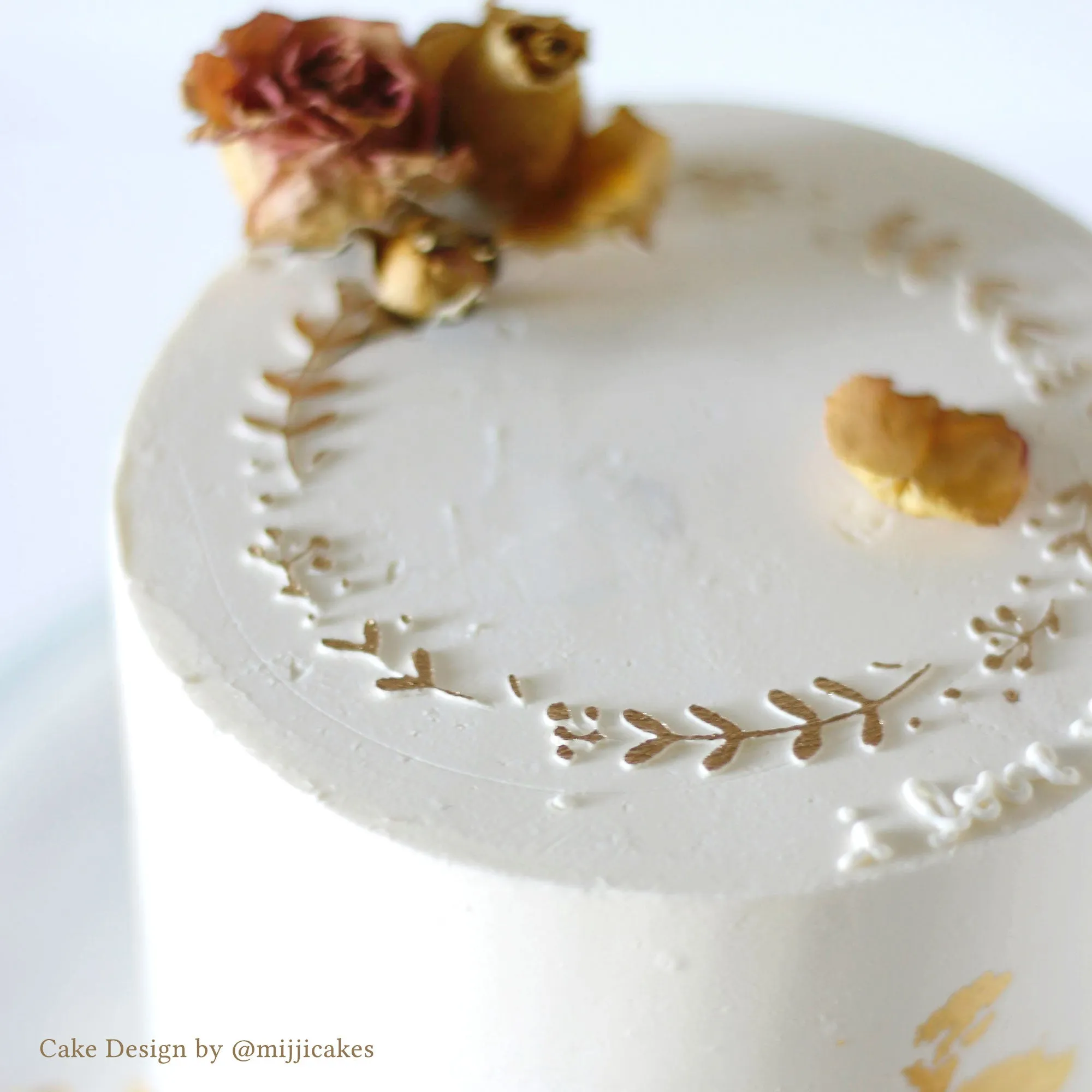 Wreath Cake Stencil Set (10 designs) - UPDATED version